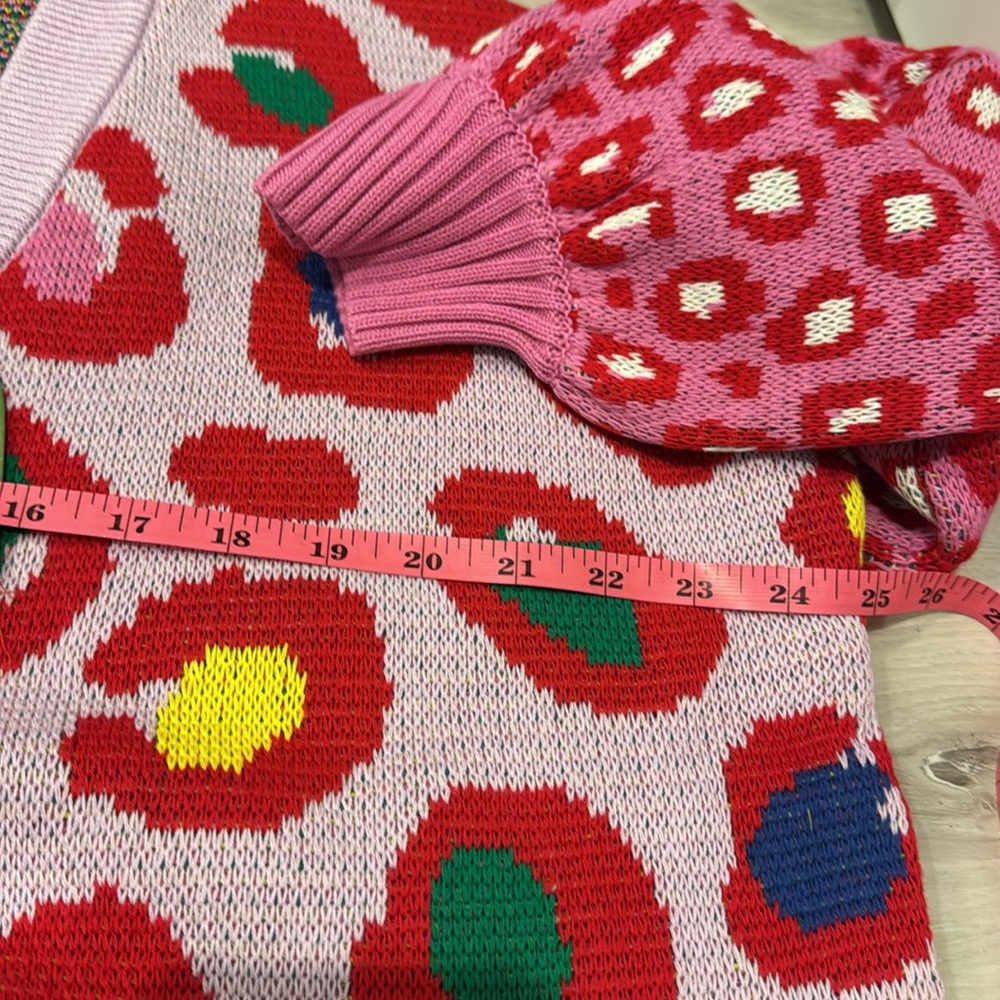 FARM Rio NWT Oversized Leopard POP Cardigan in 100% Cotton(sold out online) - Picture 11 of 13